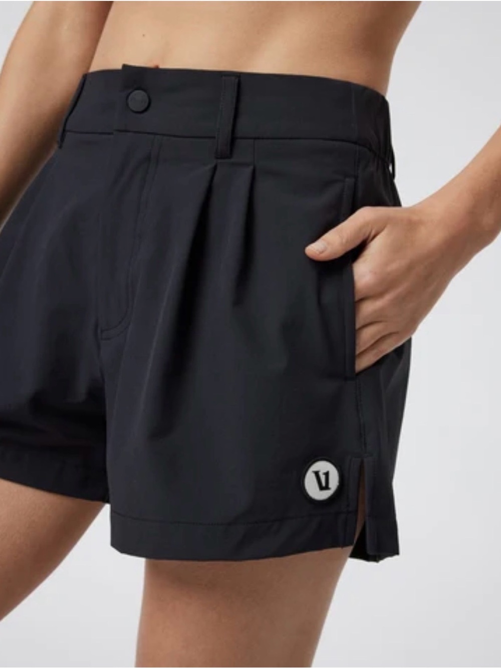 Vuori Black Solar Shorts